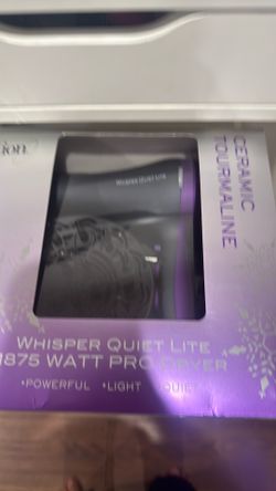 Ion whisper quiet lite blow dryer