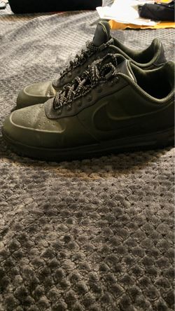 Nike army green . Rugged leather. MENS 11
