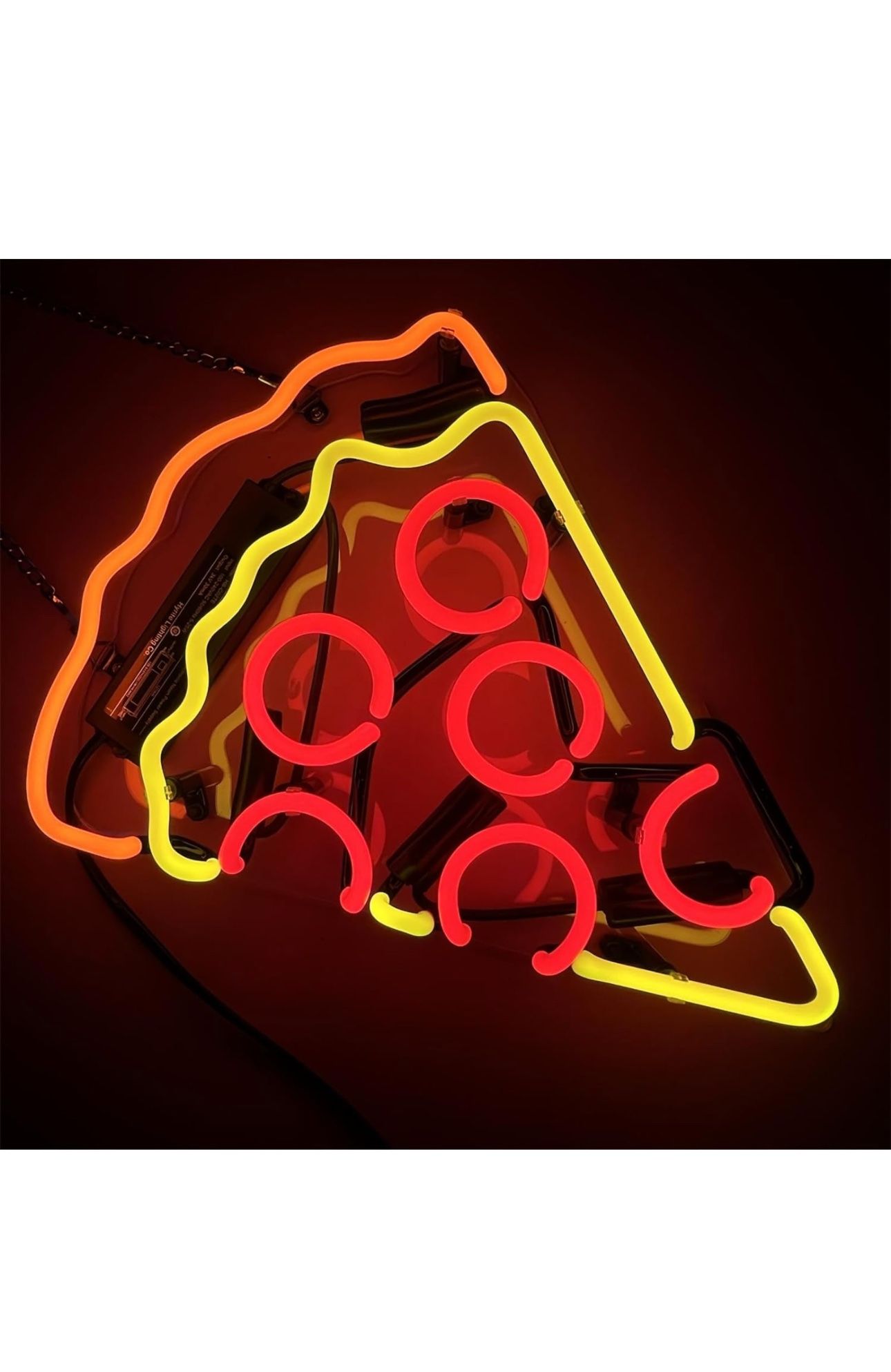 Pizza Neon Sign for Bedroom Decor LED Neon Signs Art Wall Lights for Beer Bar Club Restaurant Windows Glass Hotel Pub Cafe Wedding Birthday Party