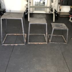 3 METAL PLYO BOX
