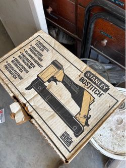 Bostitch 438S2 Pneumatic 16-Gauge Stapler – Made in USA w/ Original Box