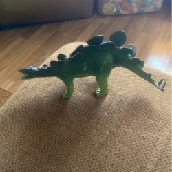 Vintage Dor Mei 1986 Dinosaur Stegosaurus Figure 6" Tall 15" Long Dino Toy