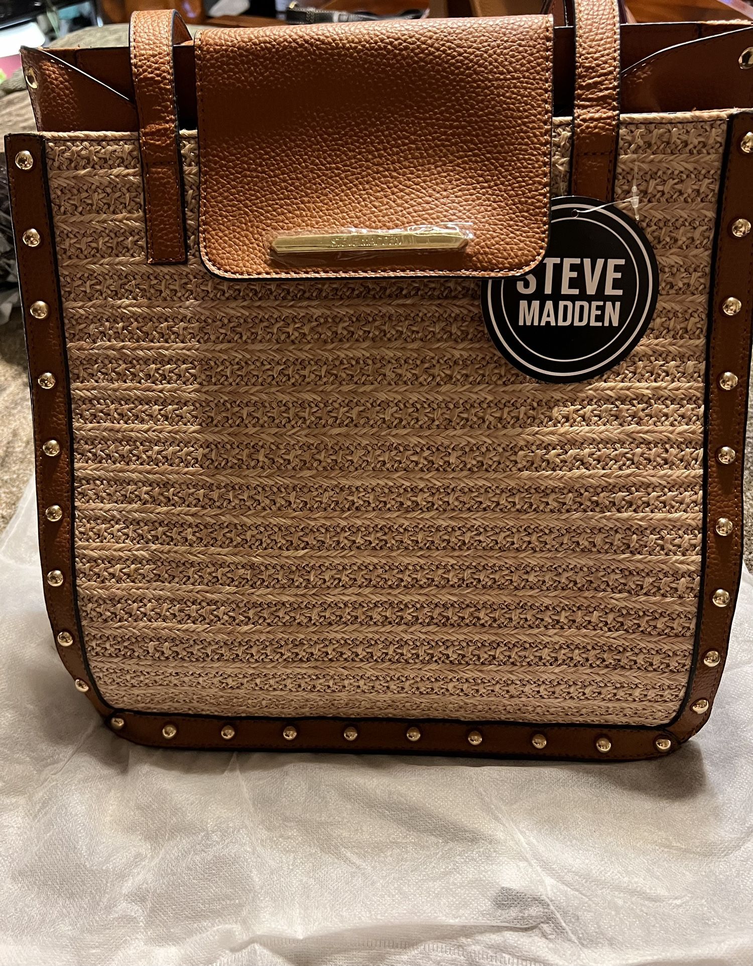Large Size Steven Madden Purse With Matching Clutch (pls Read Description Below)