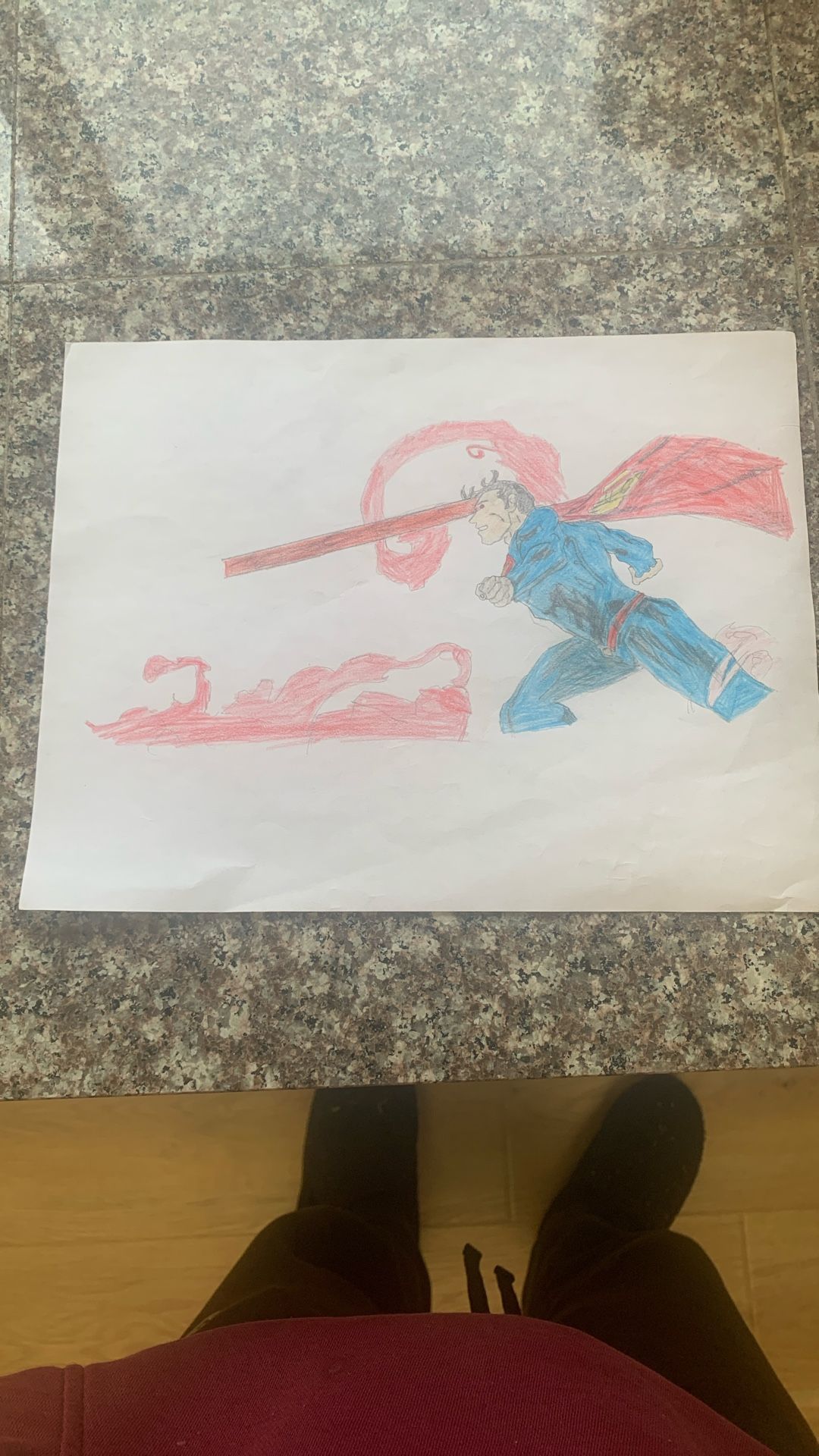 Superman And Omni Man Drawing