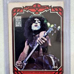 PAUL STANLEY 1978 Donruss KISS First Series EX-NM #35