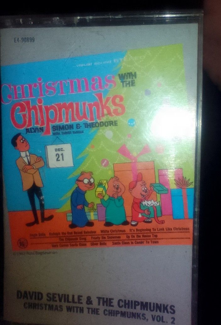 Vintage Alvan And The Chipmunks Christmas Cassette