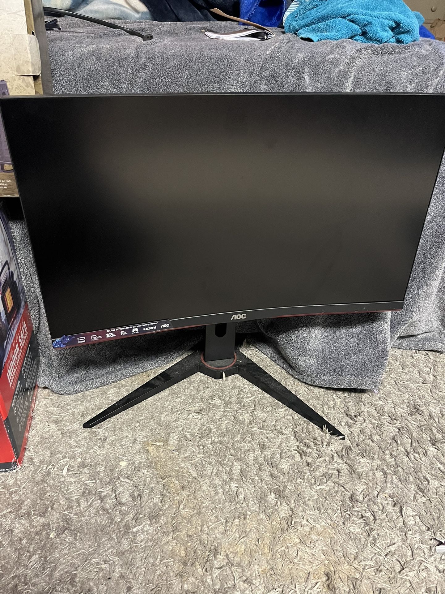 Curved AOC monitor