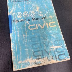 CRX Owner’s Manual