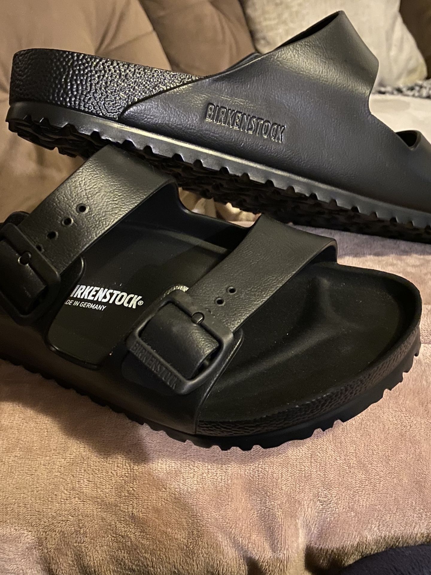 BIRKENSTOCK MONTEREY EXQUISITE LEATHER SIZE 12 COLOR BLACK BRAND NEW LEATHER