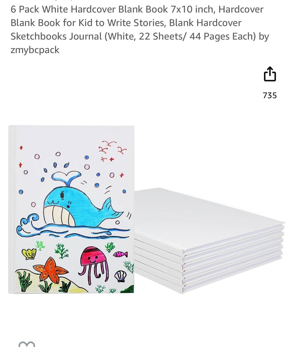 14 Make Your Own Plain White Book w/ Bonus Monster Book