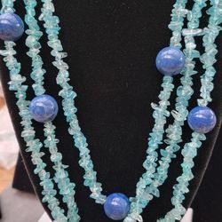 Genuine Apatite Necklace 