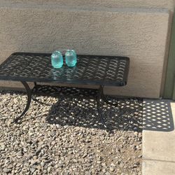 Black Wrought Iron Table