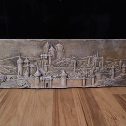 Urban Archeology Decorative Wall Hanging Tile Plaque Made in Canada 