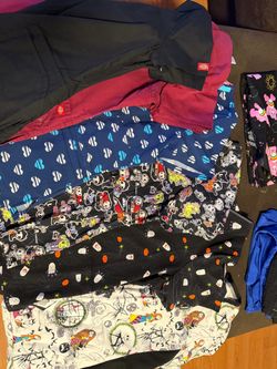 6 Scrub tops