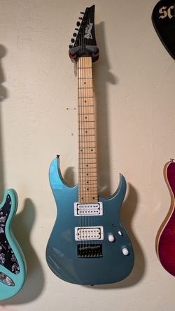 Ibanez seven string Electric Guitar Teal Blue