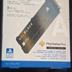 2TB Western Digital (WD) Black SN850P NVMe Solid State Drive (SSD) for the PS5 console. 