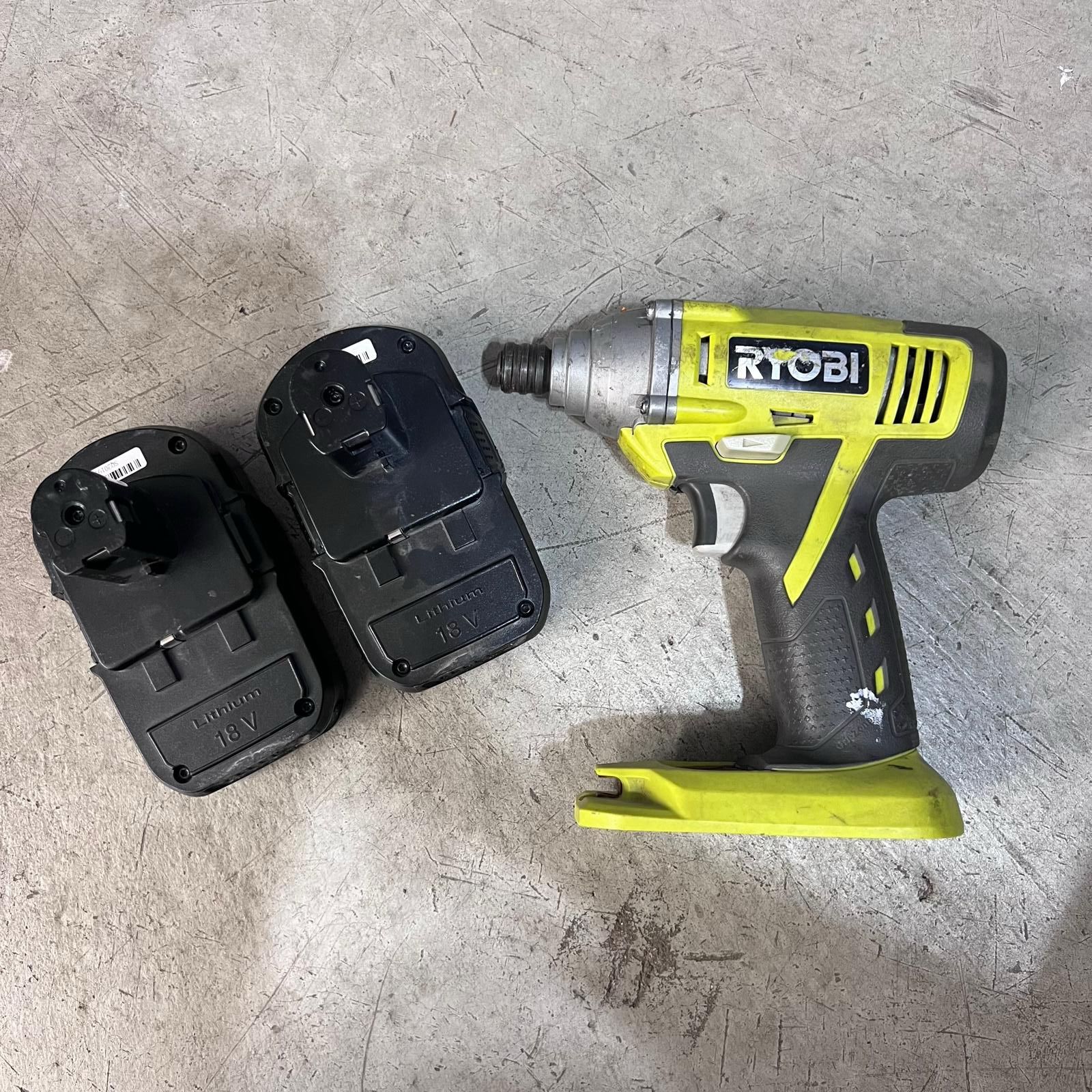 Ryobi Impact Driver + Batteries