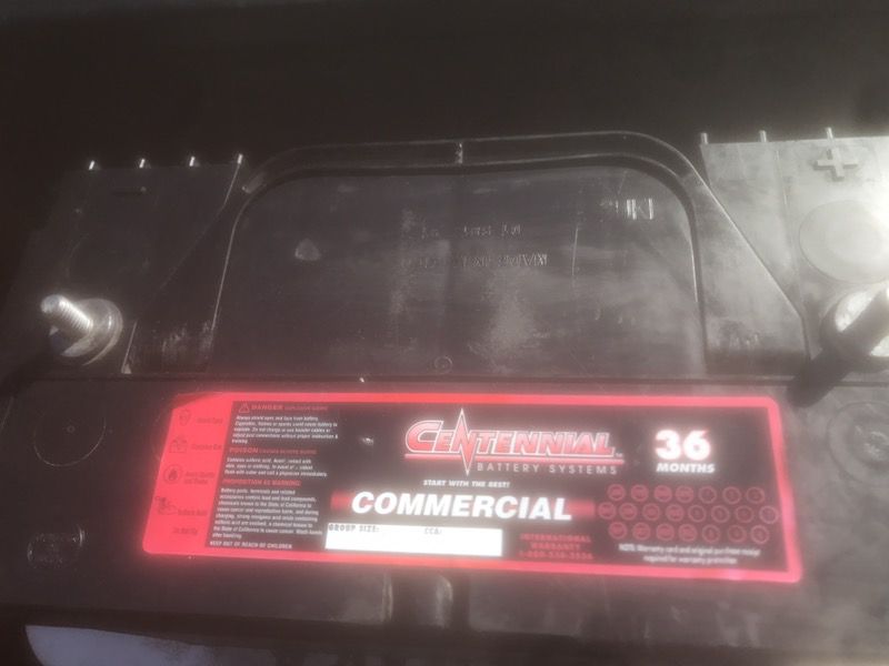USED Heavy Duty Centennial 36 Month Commercial 12 Volt Battery Group 31 -9AP CCA 750 $60