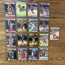 1992-93 Upper Deck Basketball 15000 Point Club Partial  Set (17/20) 