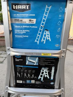HART 15ft Multi-position Ladder ( New )