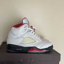 Fire Red 5s 