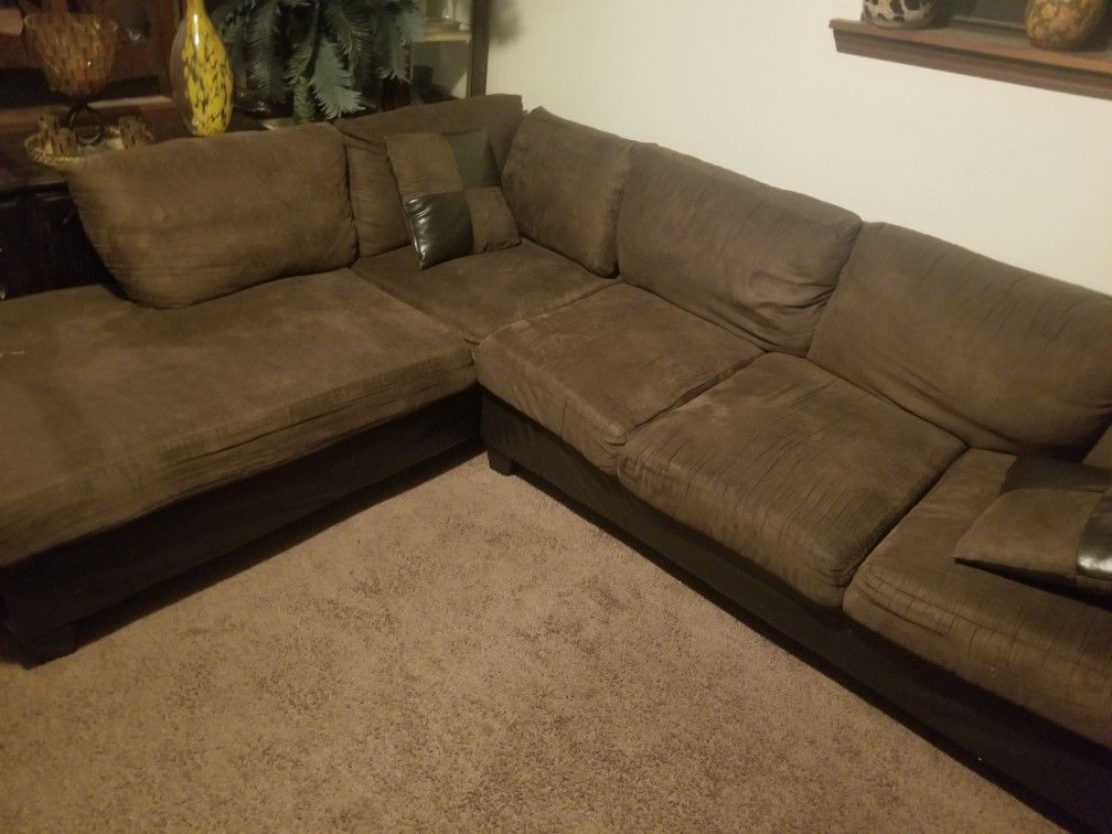 Brown Sectional