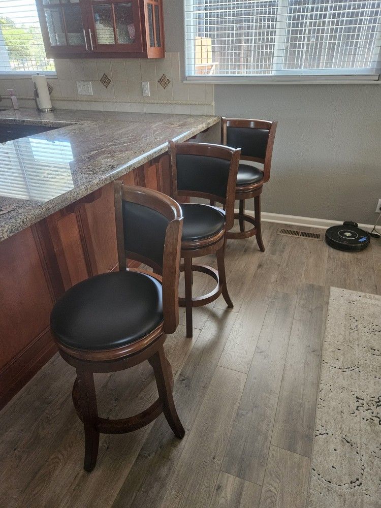 Bar Stools - Set of Three