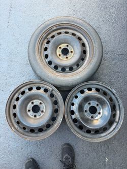 3 spare rims 16 ford 5 lugs 108 mm