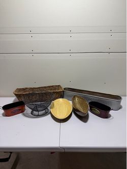 Assorted Decorative Baskets and Bowls