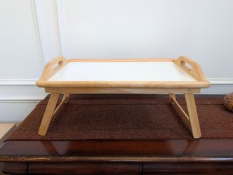 Wooden Folding Bed Tray Table