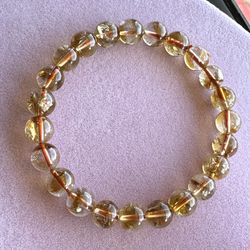 9mm Citrine Bracelet 