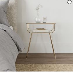 West Elm Gold Nightstands (set of 2)