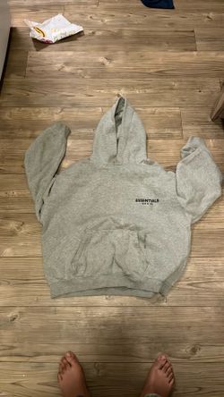 gray essentials hoodie