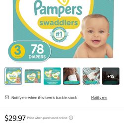 Size 3 Pampers $23 Firm Price 