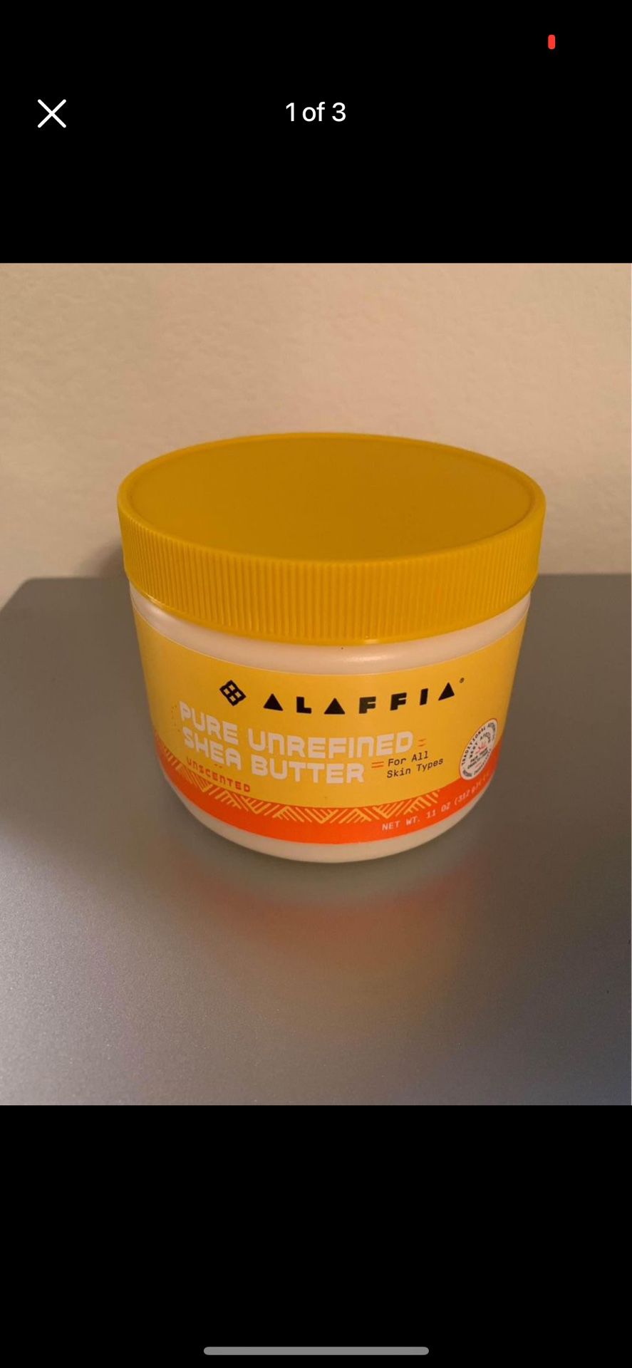 Allafia Unscented Body Butter