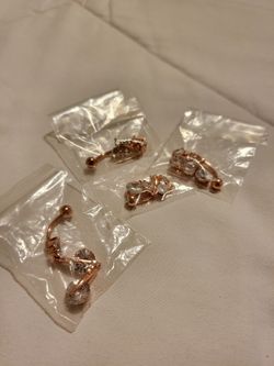 NEW 4 Pieces Bellybutton Piercings