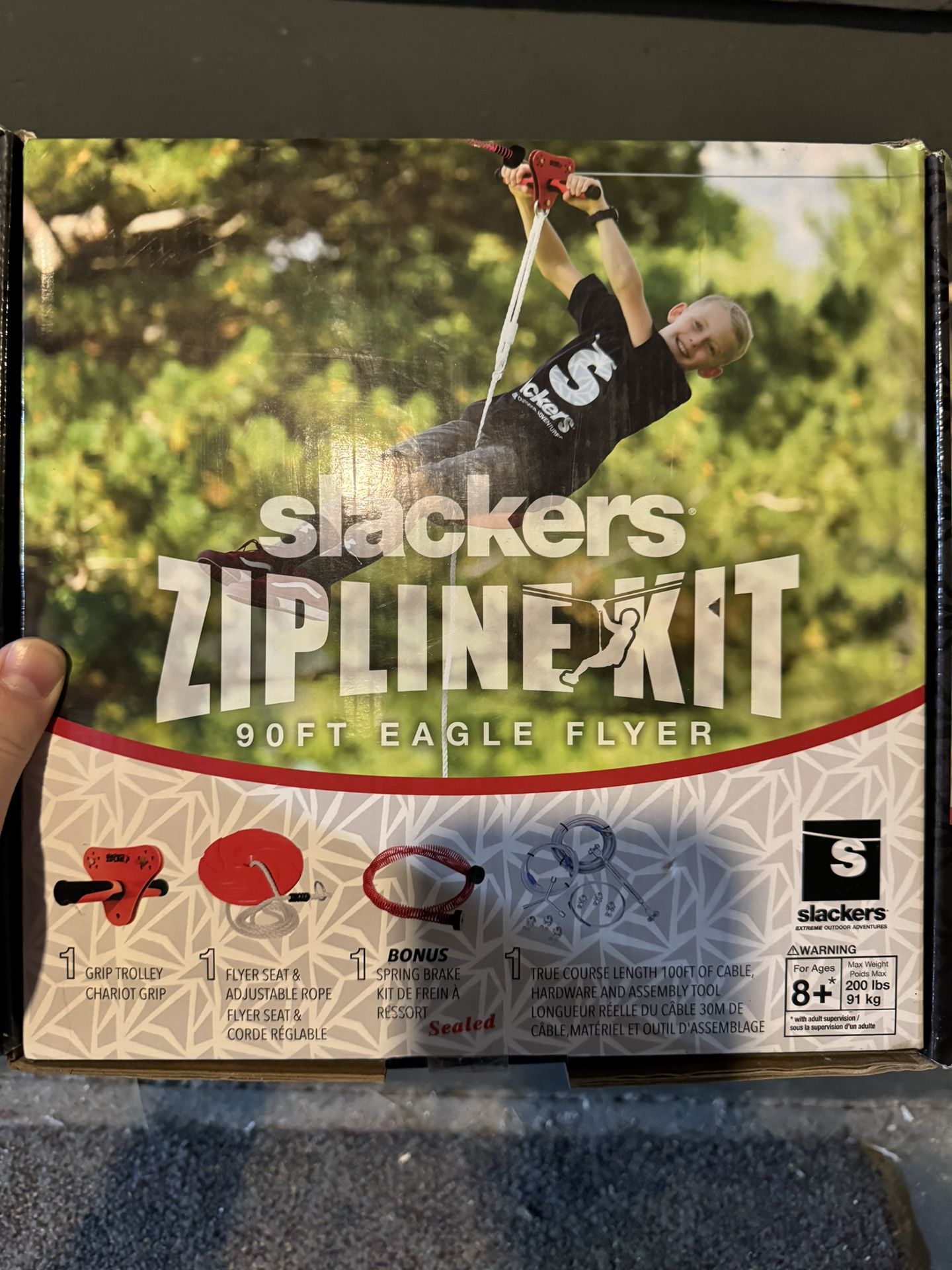 Slacker Home Zip line Kit