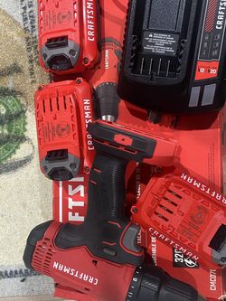 Craftsman V20 Cordless Drill With Extra Batteries