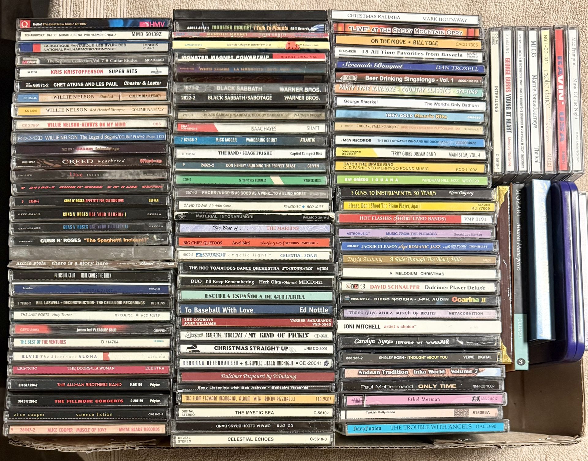 Lot Of 108 Rock, Jazz, Misc CDs