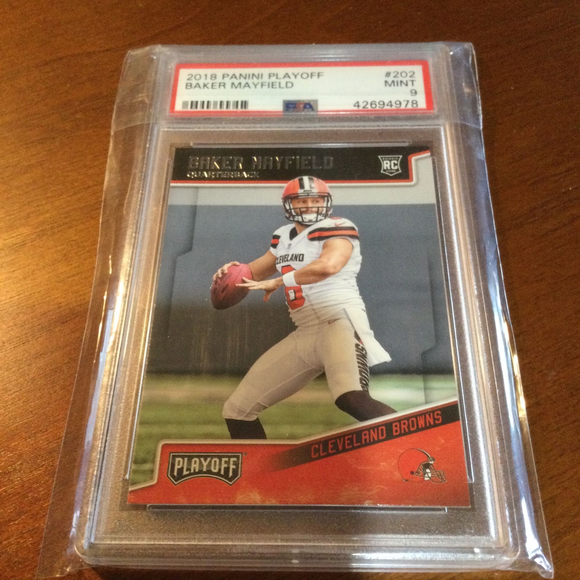 BAKER MAYFIELD, 2018 PANINI PLAY-OFF.