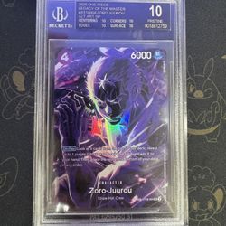 One Piece Zoro Juurou BGS 10 Black Label