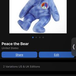 Peace the Bear 1997