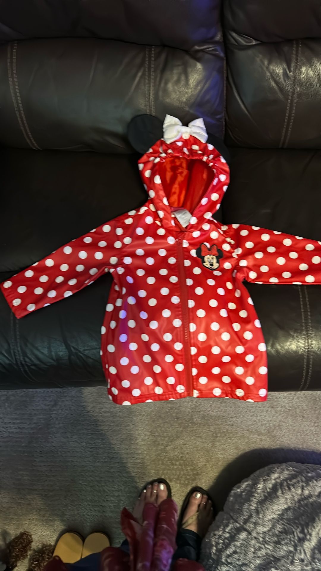 2T Minnie Mouse Rain Jacket