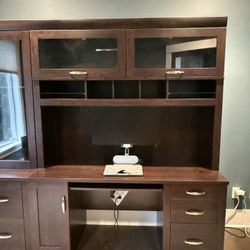Sauder Desk With Hutch And File Cabinet Hutch 