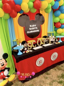 Mickey Mouse clubhouse Birthday Party Decorations