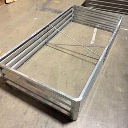 New 6x3x1.5 Ft Galvanized Raised Planter Box Metal Garden Bed Plant Outdoor