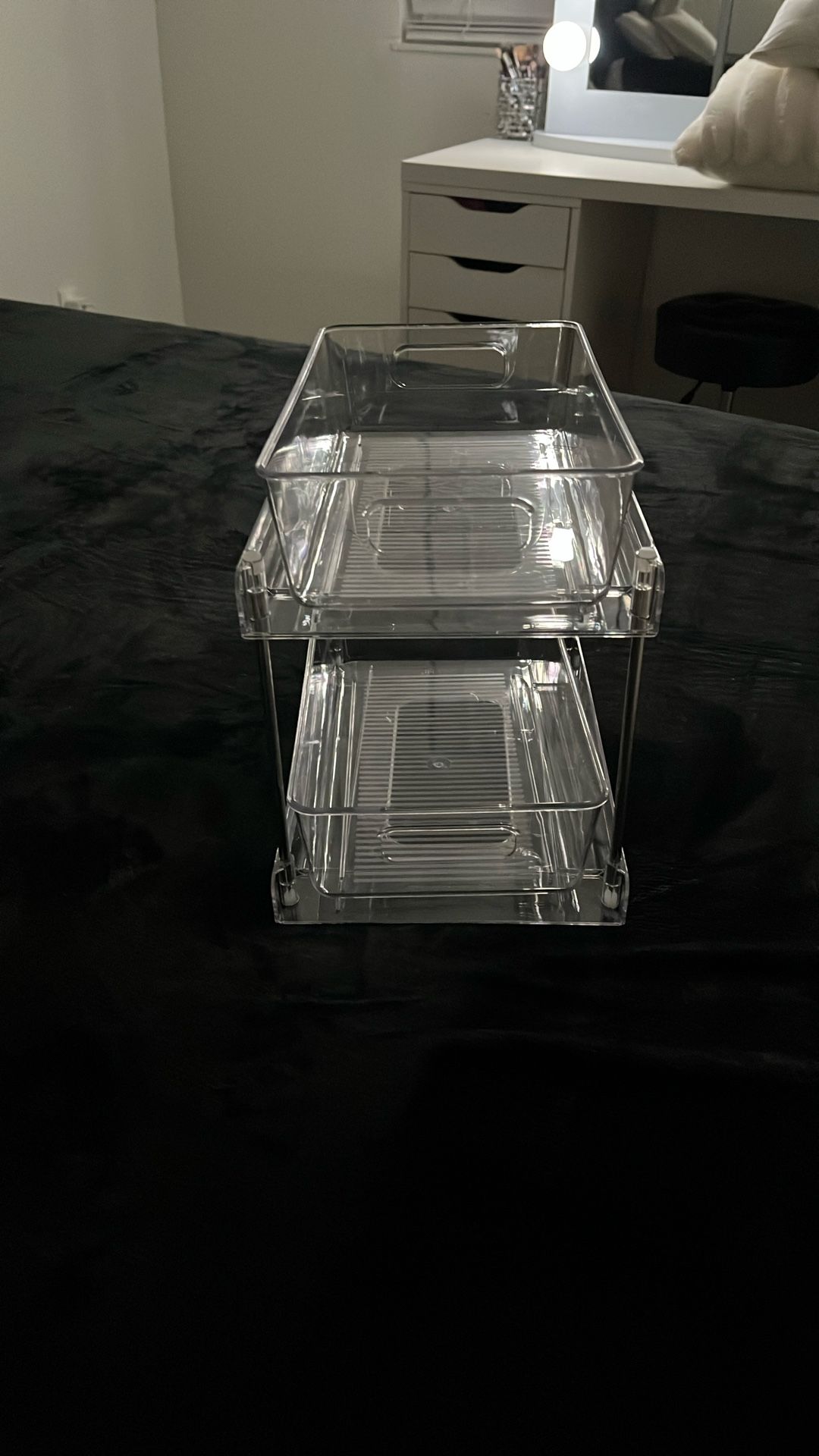 Clear Plastic Cubby Sliding New (ordered To Many)