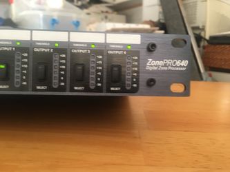 dbx Zone pro640 Digital Zone Processor