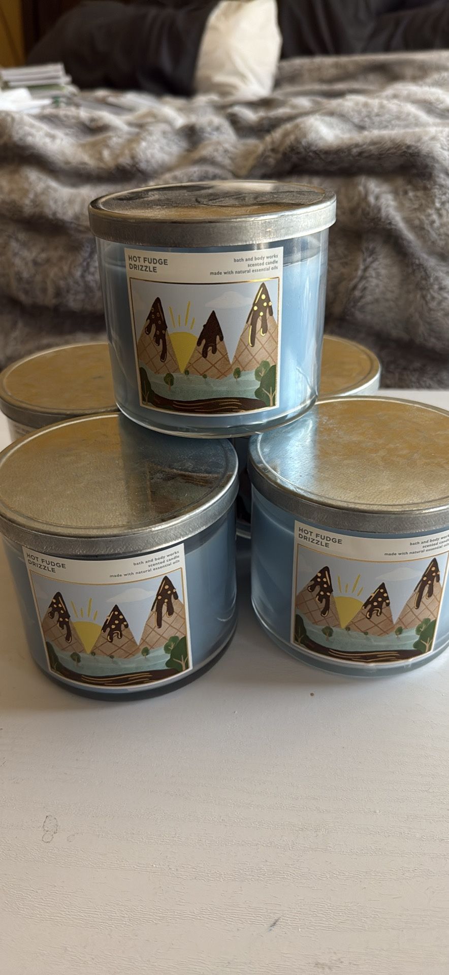 Bath And Body Works Hot Fudge Drizzle 3 Wick Candle