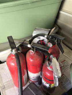 FIRE EXTINGUISHERS